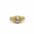 Antique Ring - Yellow Gold - 0.60 Carat Diamond