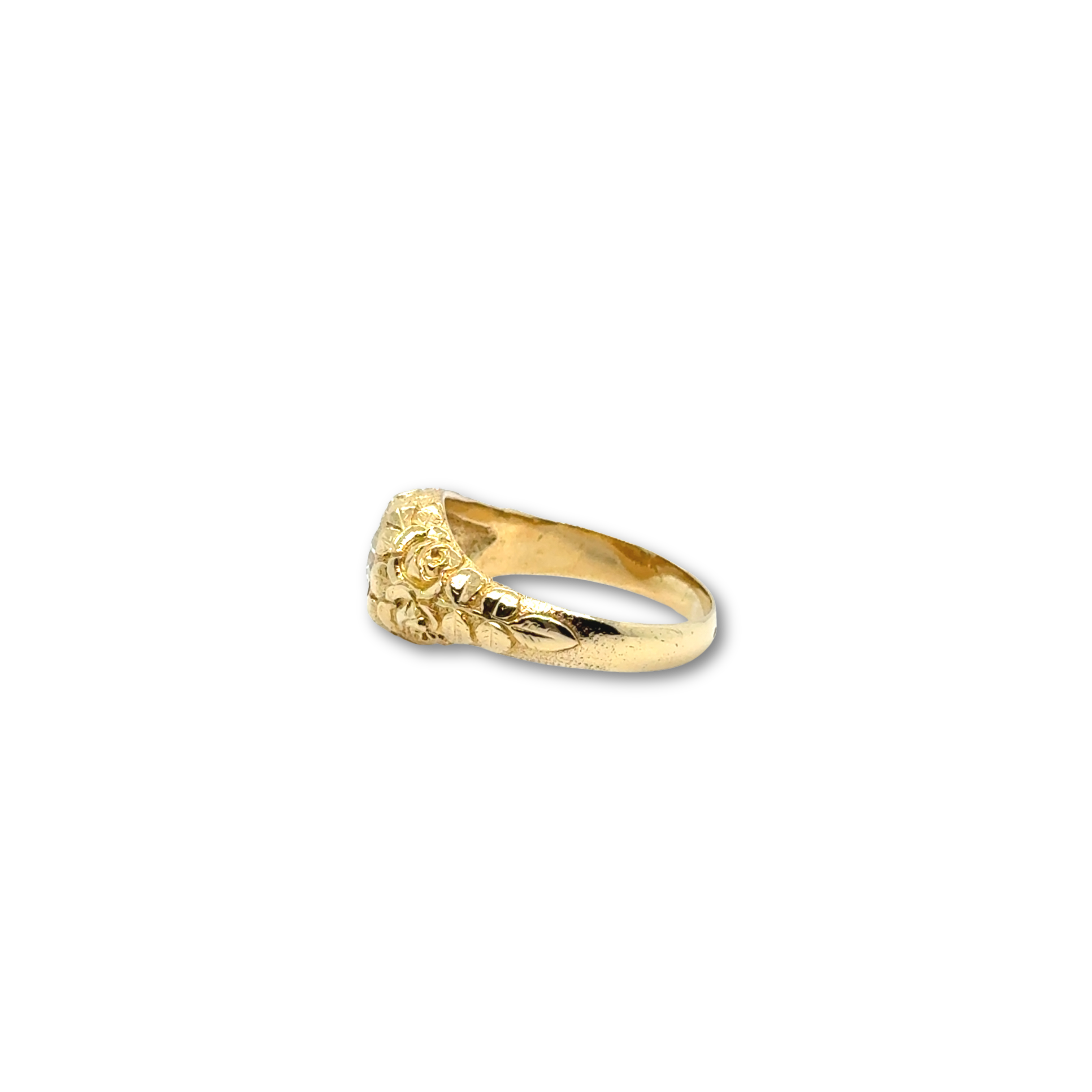 Bague Antique - Or jaune - Diamant 0,60 carat