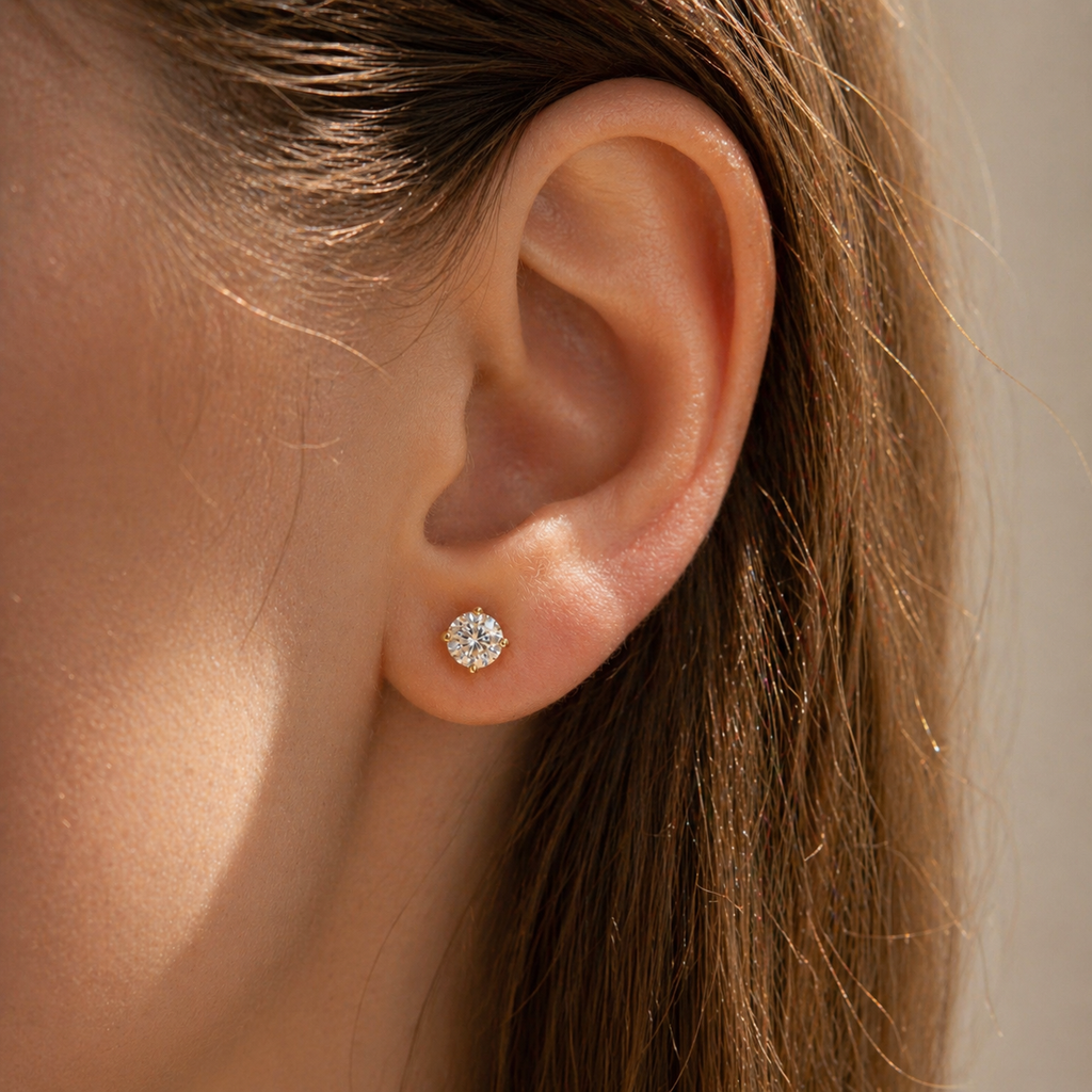 Boucles d’oreilles Puce - Diamants 0,60 carat