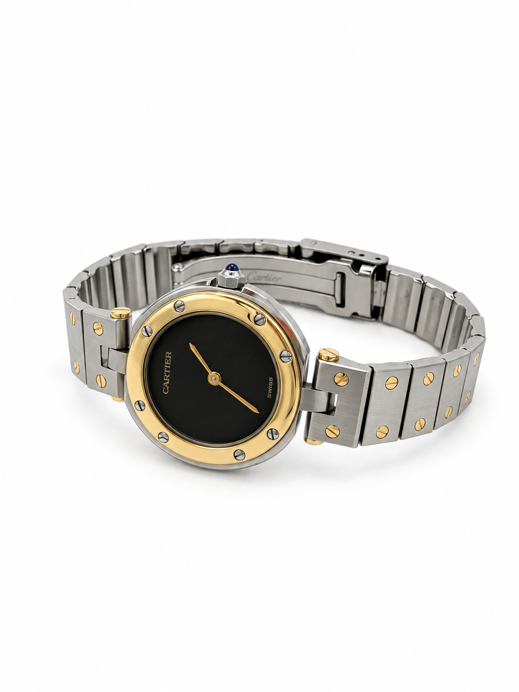 Cartier - Montre Santos  Or jaune et Acier