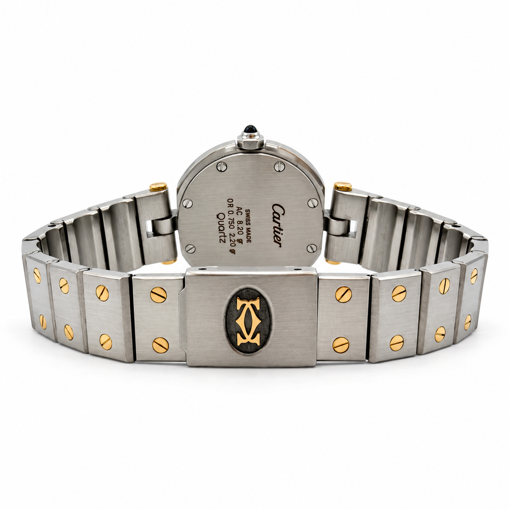 Cartier - Montre Santos  Or jaune et Acier