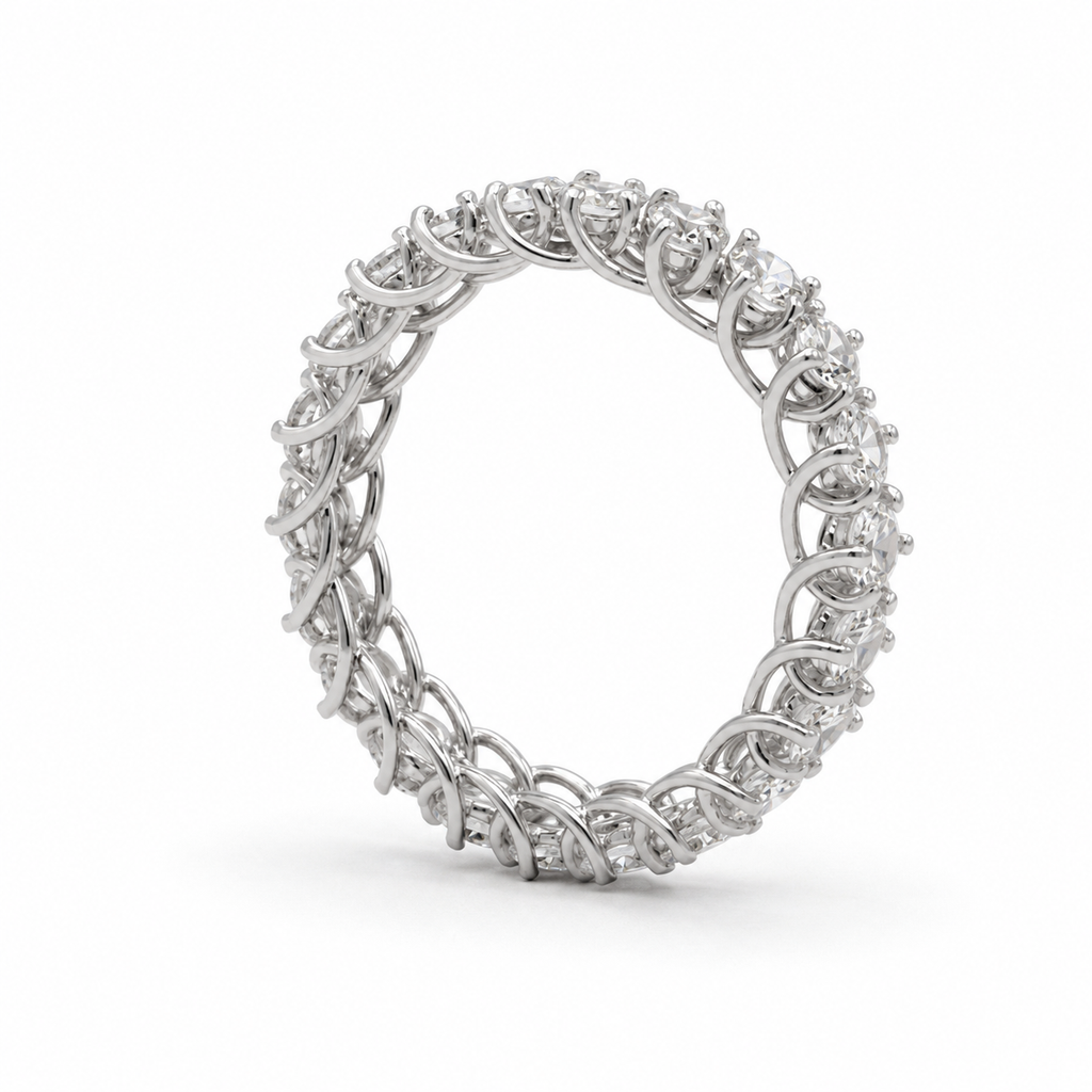 Alliance Américaine - Or blanc - Diamants