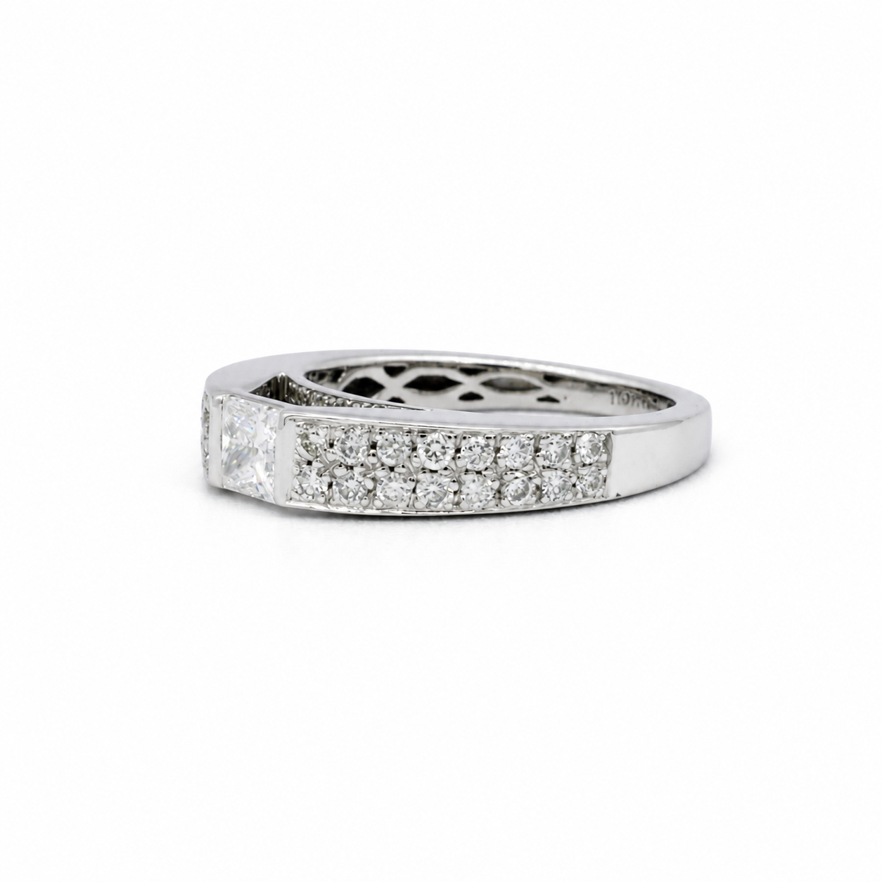 Bague Or blanc - Diamants 1,20 carats