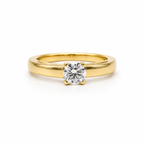 Bague Solitaire - Or jaune - Diamant 0,50 carats