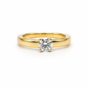 Bague Solitaire - Or jaune - Diamant 0,50 carats