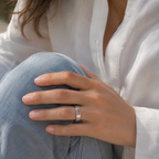 Cartier - Tank Ring White Gold - Rose Quartz