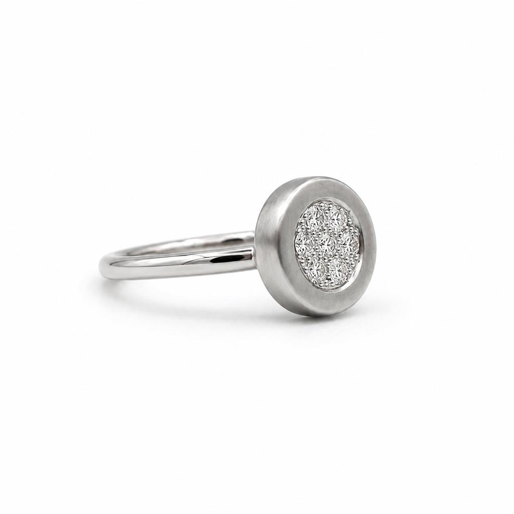 Bague Or blanc et Diamants