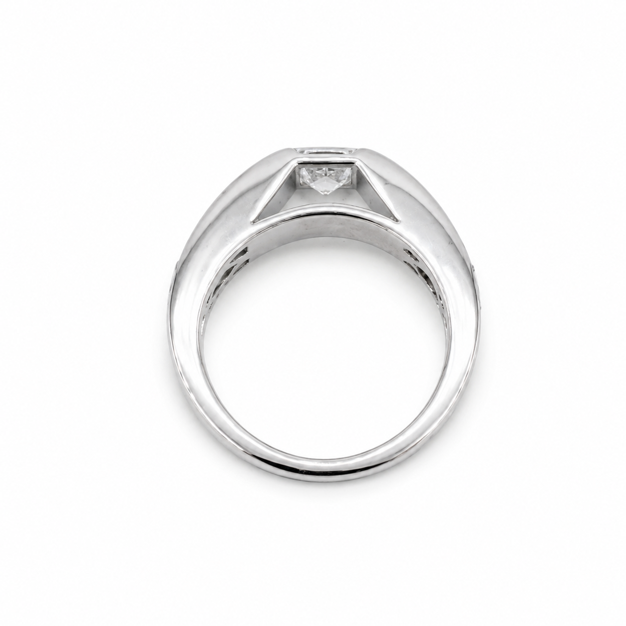 Bague Or blanc - Diamants 1,20 carats