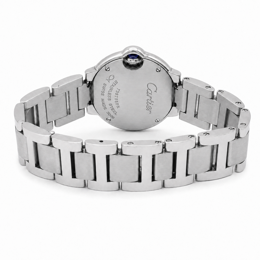 Cartier - Montre Ballon Bleu - Acier - 28 mm