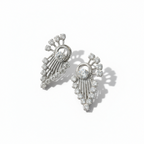 Boucles d’oreilles Or blanc et diamants - Année 1960