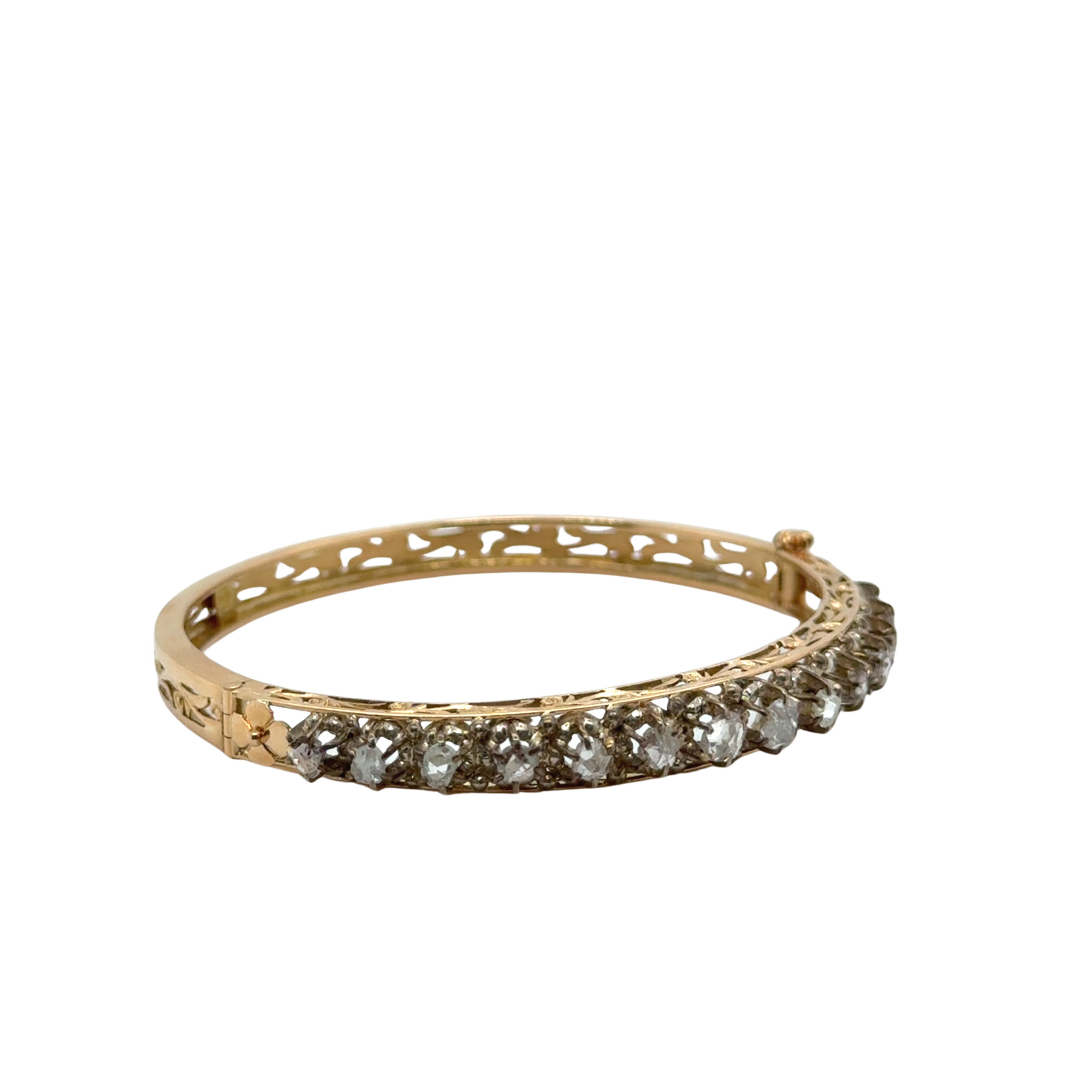 Bracelet Jonc Vintage Or - Circa 1950