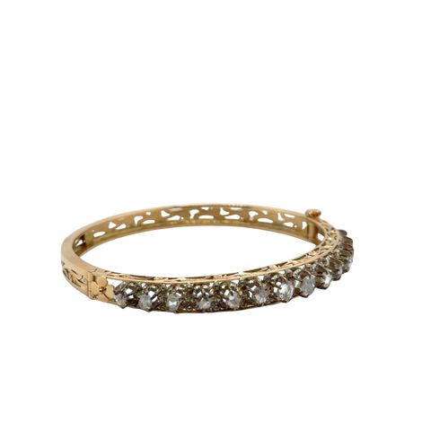 Bracelet Jonc Vintage Or - Circa 1950