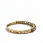 Vintage Gold Bangle Bracelet - Circa 1950