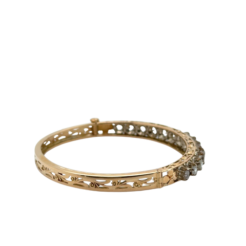Bracelet Jonc Vintage Or - Circa 1950