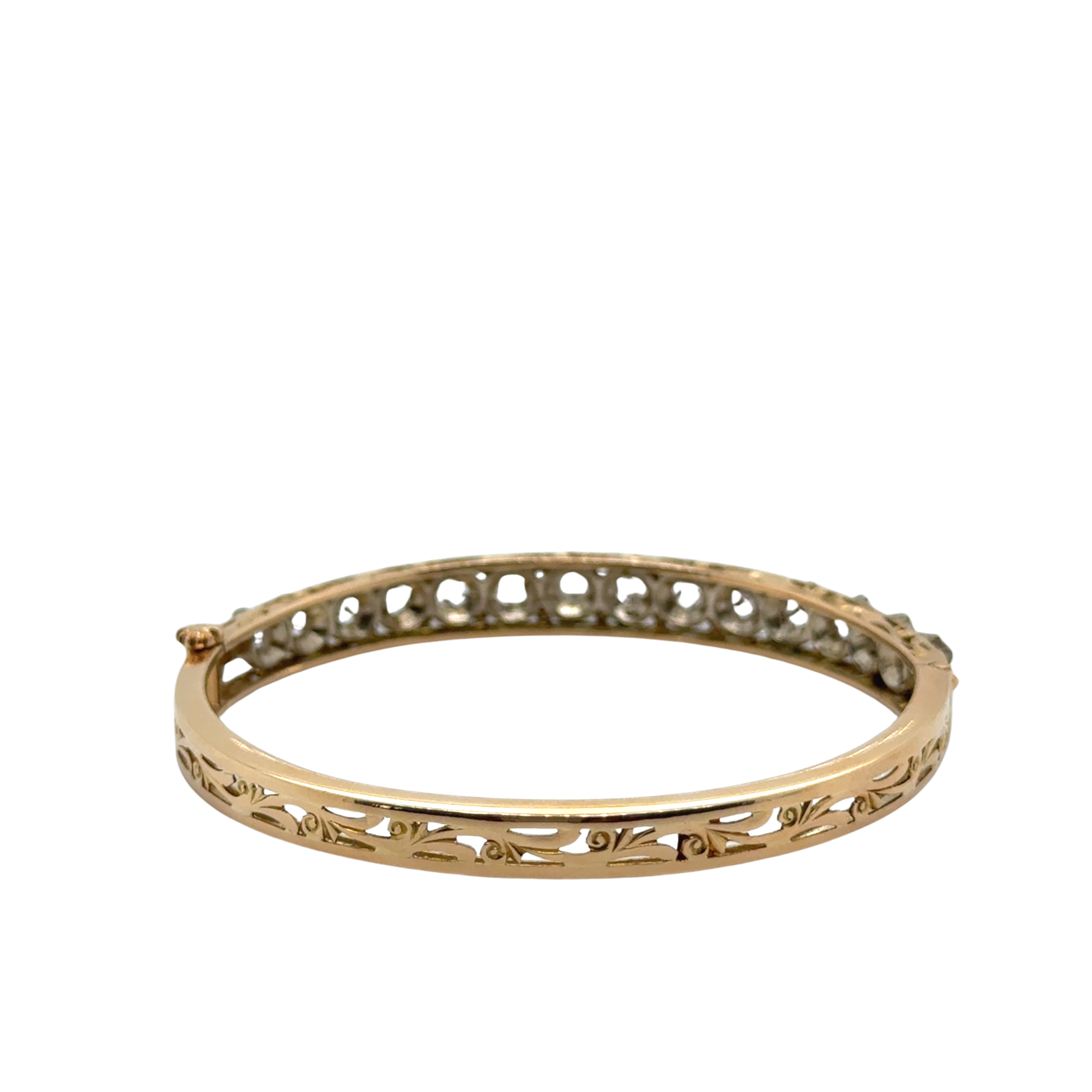 Bracelet Jonc Vintage Or - Circa 1950