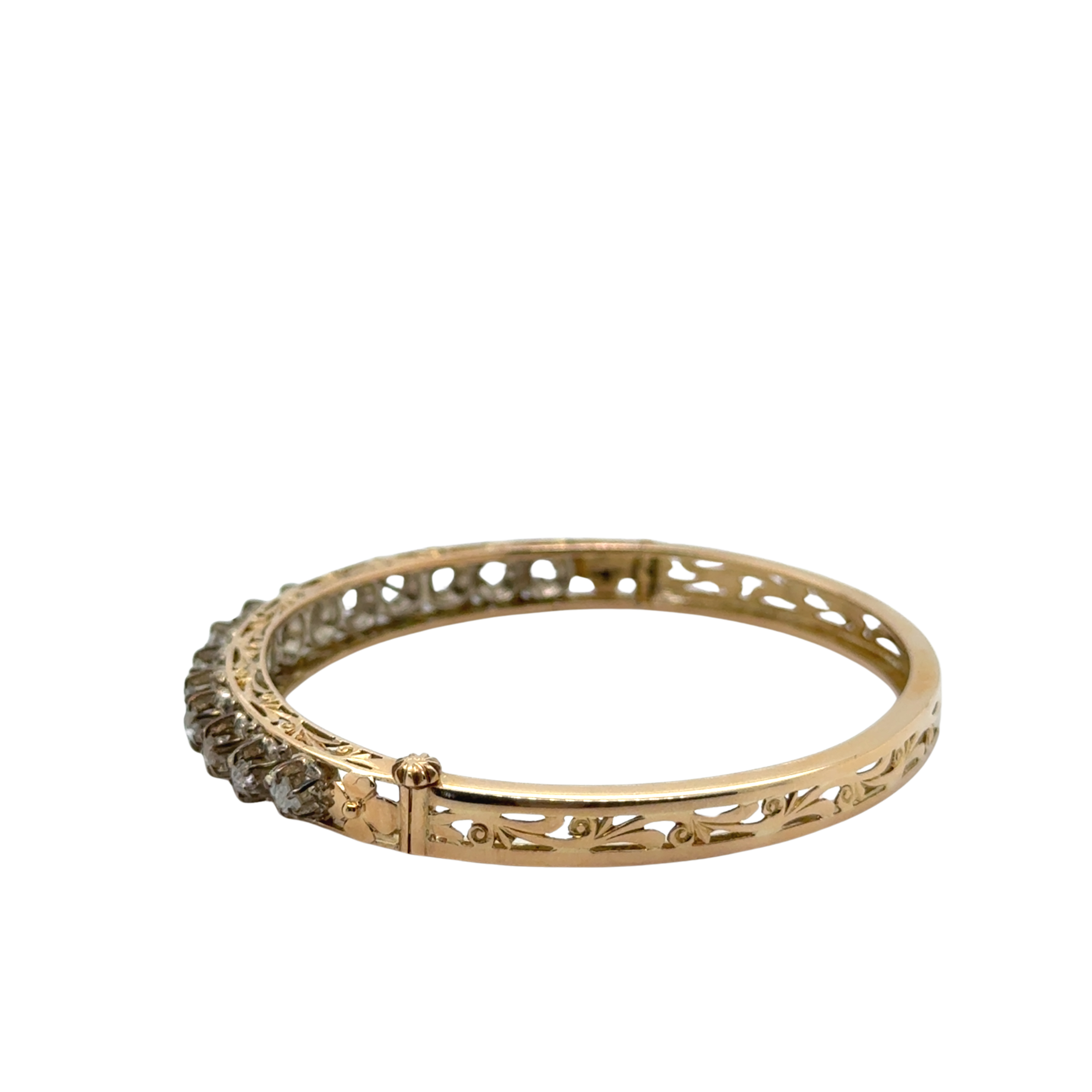 Bracelet Jonc Vintage Or - Circa 1950