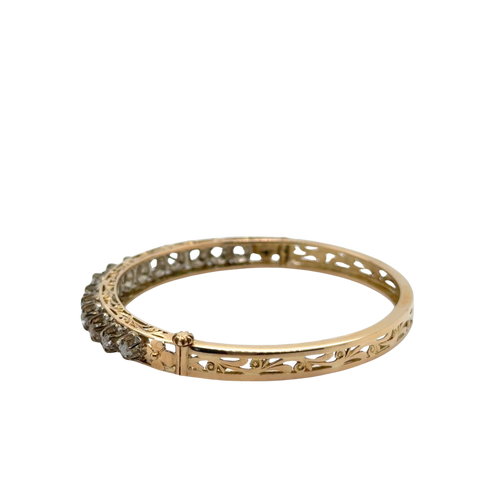 Bracelet Jonc Vintage Or - Circa 1950