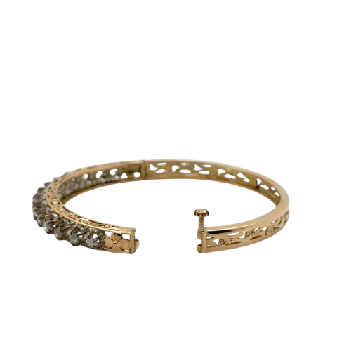 Bracelet Jonc Vintage Or - Circa 1950