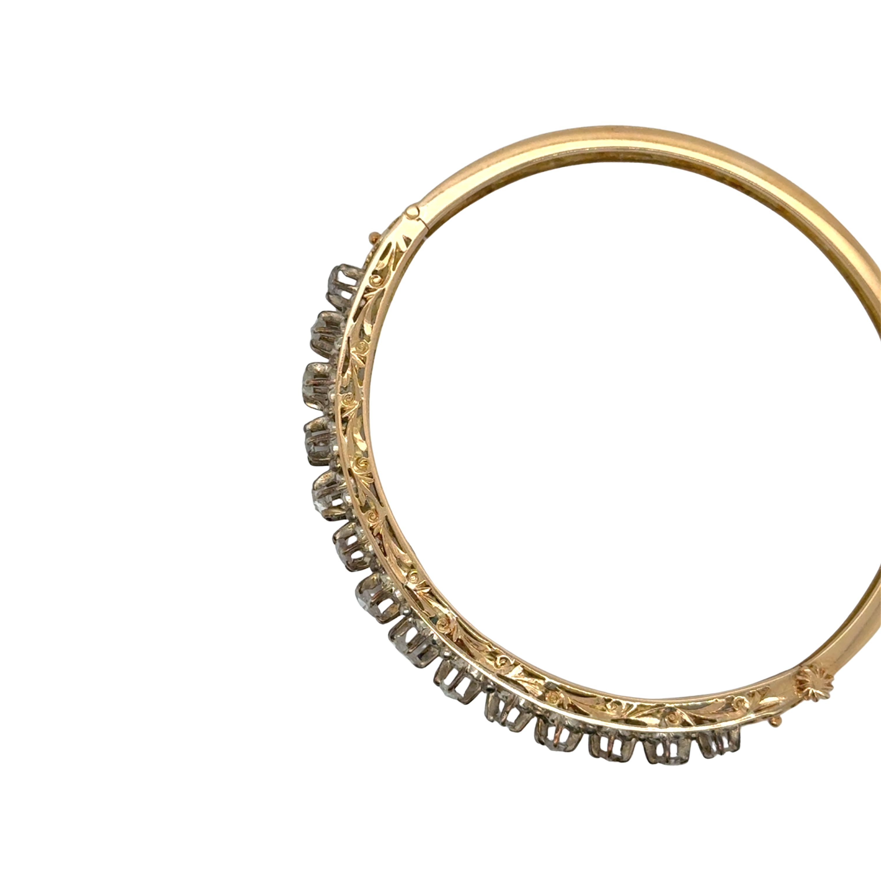 Bracelet Jonc Vintage Or - Circa 1950