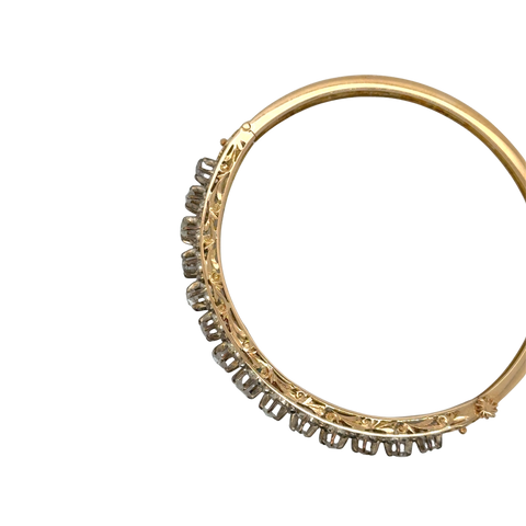 Bracelet Jonc Vintage Or - Circa 1950