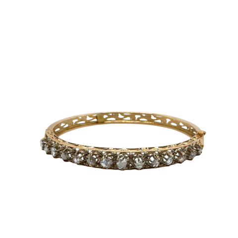 Bracelet Jonc Vintage Or - Circa 1950