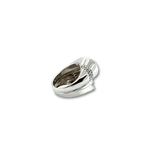 Bague Rétro Or Blanc et diamants - 1,28 carats