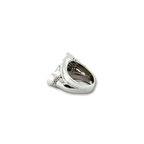 Bague Rétro Or Blanc et diamants - 1,28 carats