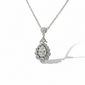 White Gold and Diamond Pendant - 1900s
