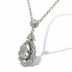 Pendentif Or blanc et Diamants - Époque 1900