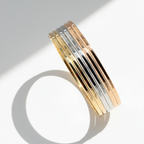 Cartier - bracelet 3 ors - modèle double C avec diamants