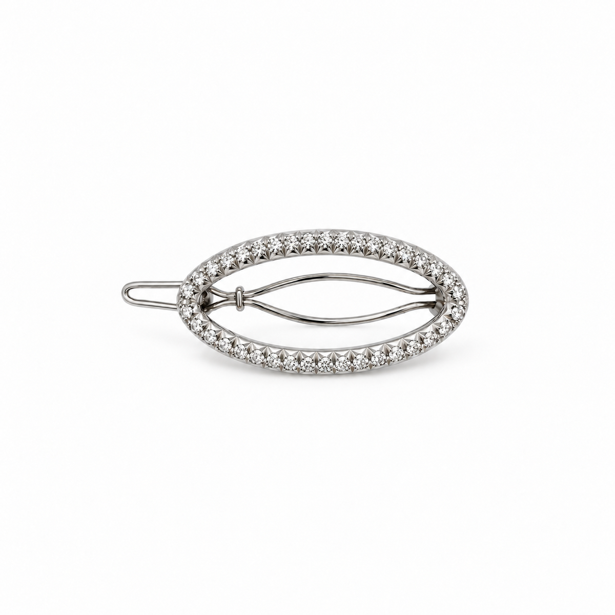 Vintage - White Gold and Diamond Hair Clip