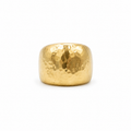 Bague Jonc Martelé - Or jaune