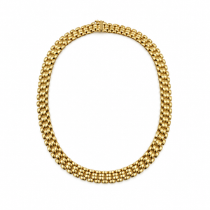 Collier - Or jaune Maille Panthère