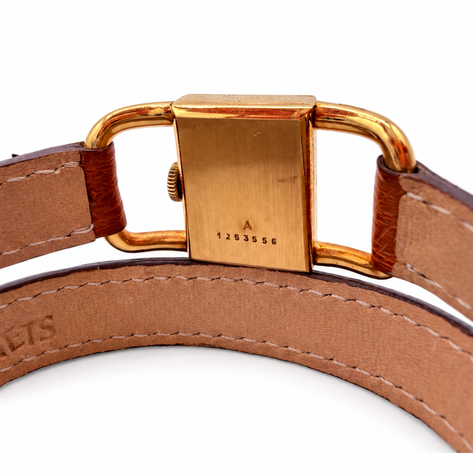 Jaeger Lecoultre - Montre Etrier Or jaune