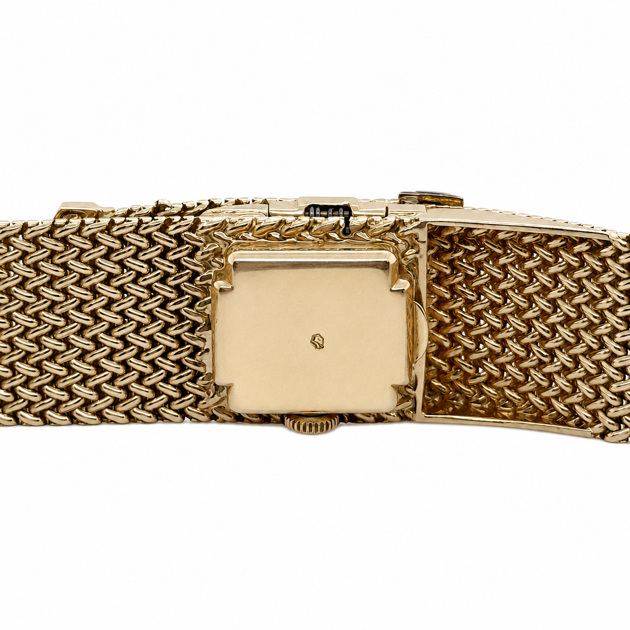 Montre mystérieuse Ruban Tressé - Or jaune et Diamants
