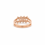 Bague - Or rose et Diamants