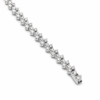 Bracelet Riviere Diamants - Or Blanc