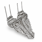 Art Deco Platinum and Diamond Brooch – Transformable Piece