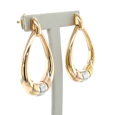 CARTIER - Boucle d’oreilles 3 ors