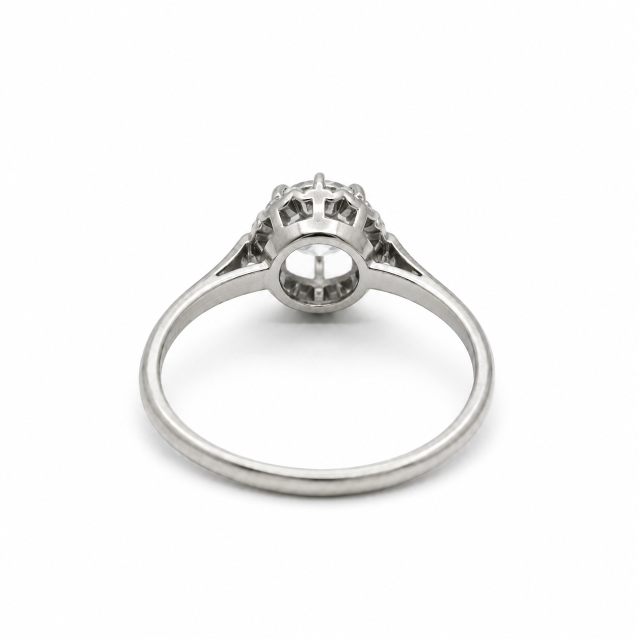 Bague Solitaire - Diamant 0,80 carat - Taille Ancienne