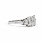 Art Déco - Bague Platine - Diamants 1,20 carats