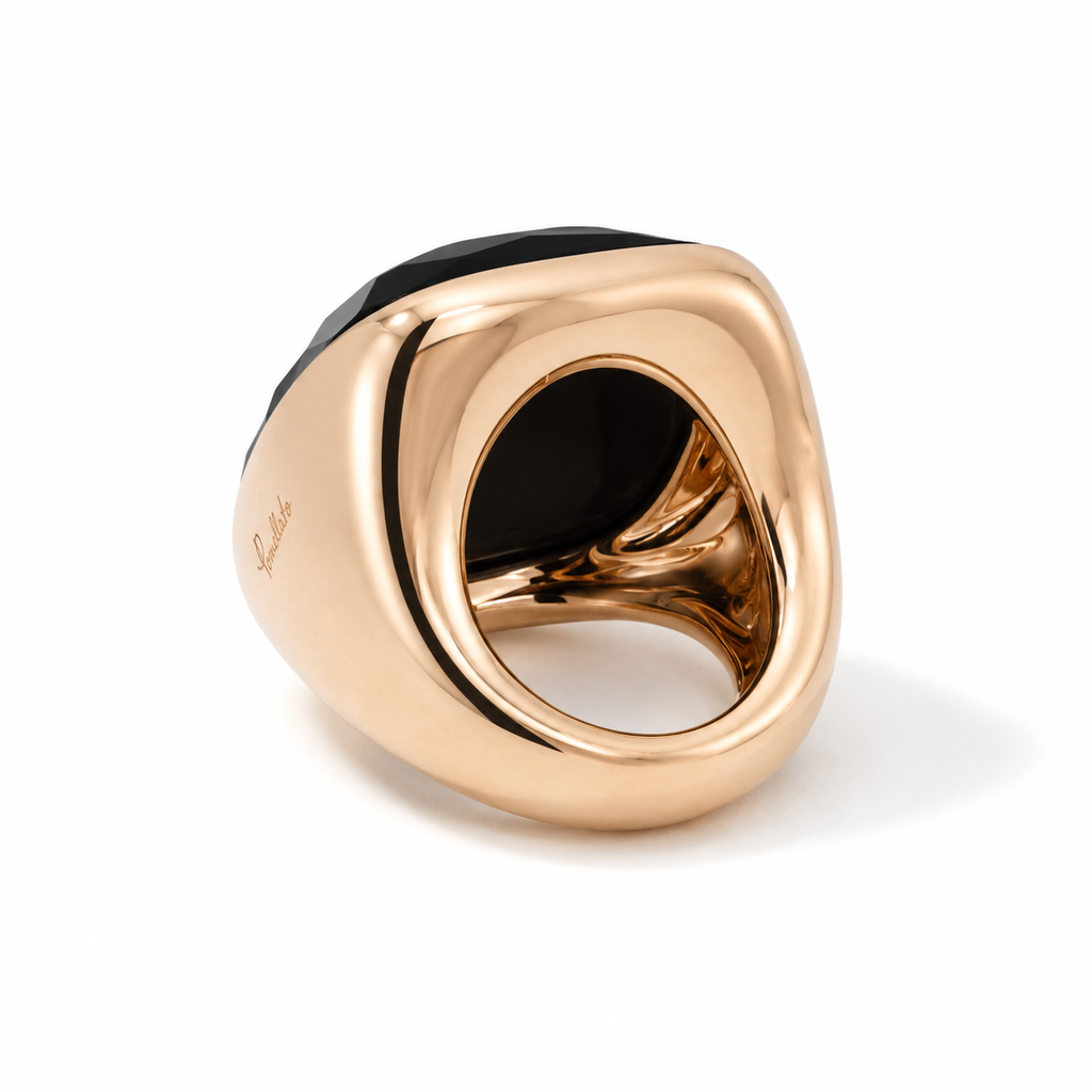 Pomellato - Bague Victoria - Or Rose - Jais