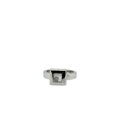 CHOPARD - Bague « Happy Diamonds » - Or blanc et Diamants