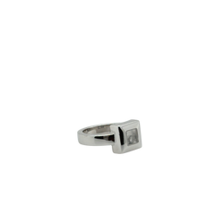 CHOPARD - Bague « Happy Diamonds » - Or blanc et Diamants
