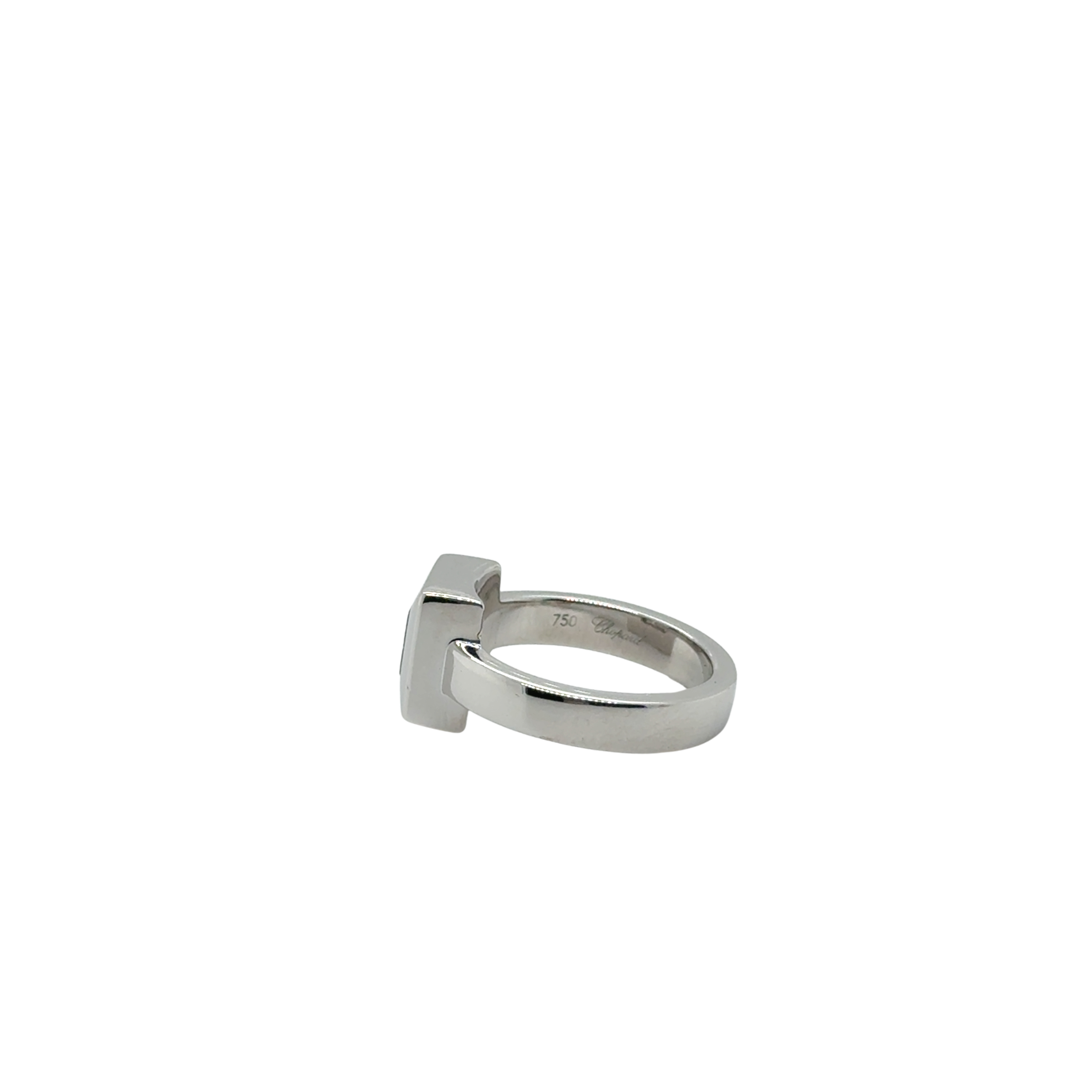 CHOPARD - Bague « Happy Diamonds » - Or blanc et Diamants
