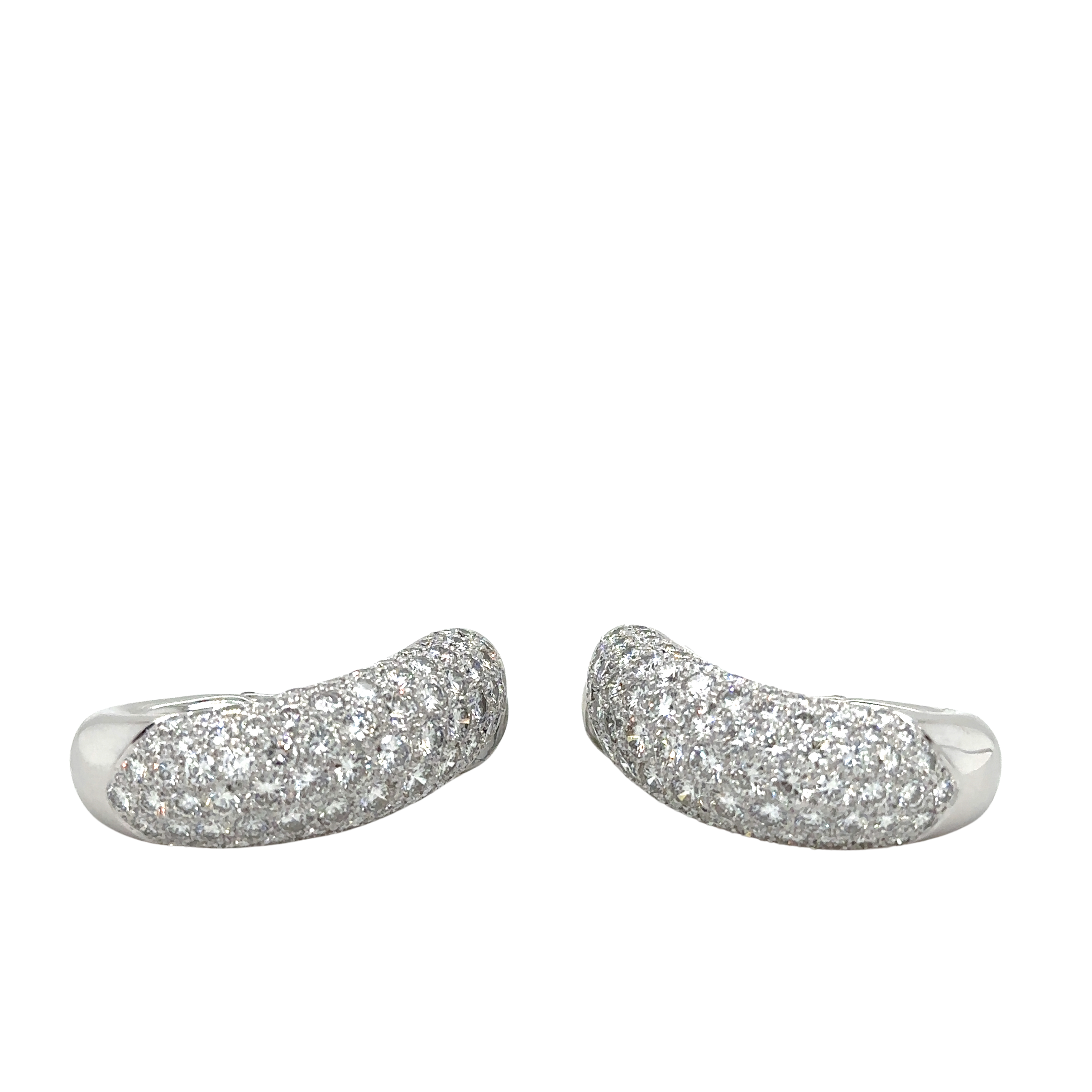 Boucles d’oreilles Chaumet « Hommage à Venise » Or blanc et diamants