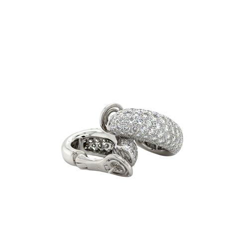 Boucles d’oreilles Chaumet « Hommage à Venise » Or blanc et diamants