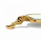 Pendentif Miroir Cheval - Or Jaune - Époque Victorienne