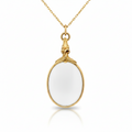 Horse Mirror Pendant - Yellow Gold - Victorian Era