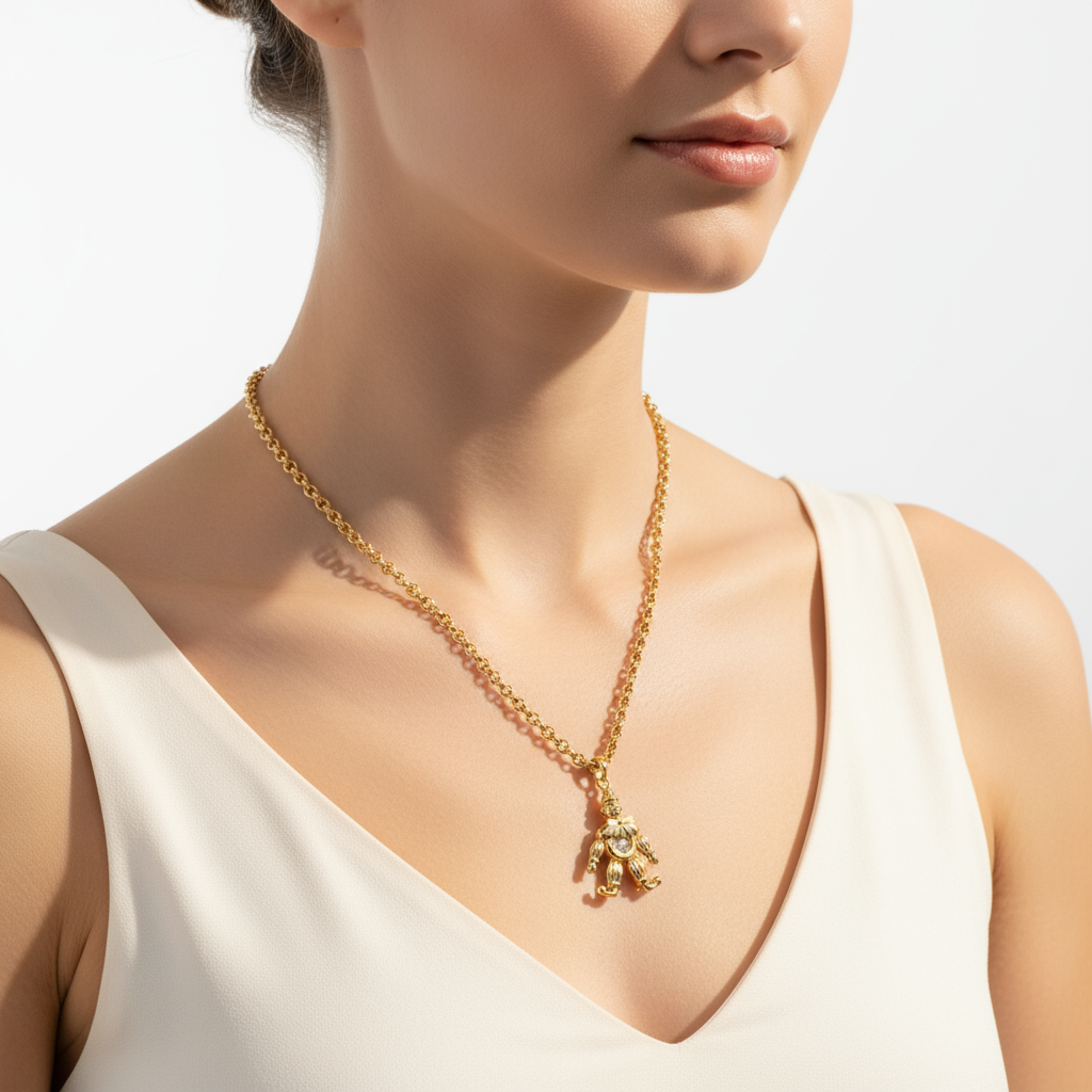 Chopard - Collier Happy Clown - Or Jaune et Diamant